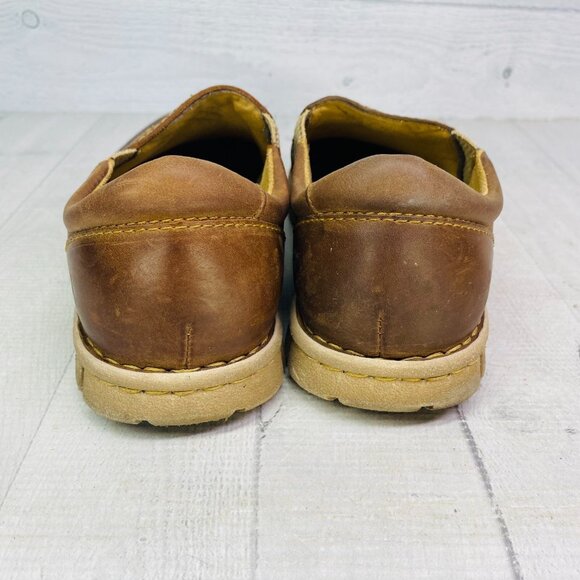 Born Hand Crafted Footwear SAWYER Brown Leather Comfort Shoes Size 8.5 M EU 41 - Picture 8 of 16